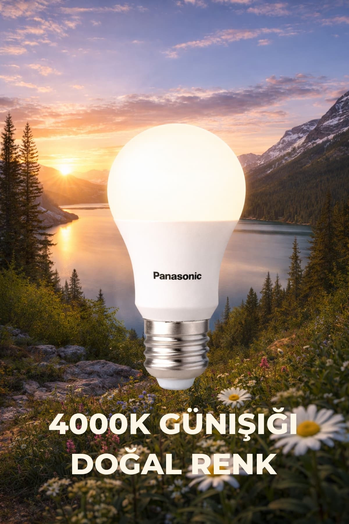Aryes 10,5W LED Ampul 4000K Gün Işığı 1055 Lümen E27