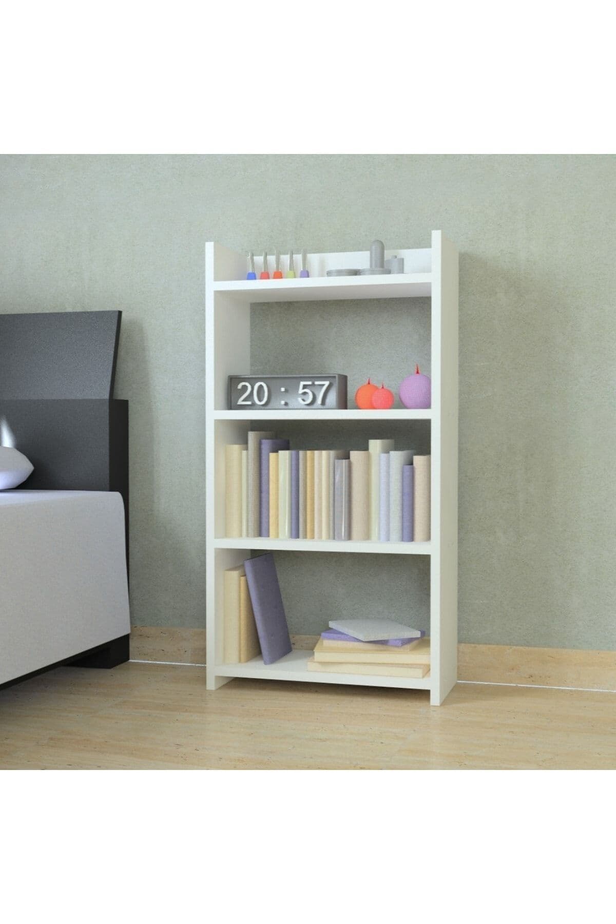 MOBİLİQUE 4 Raflı Yonca Kitaplık