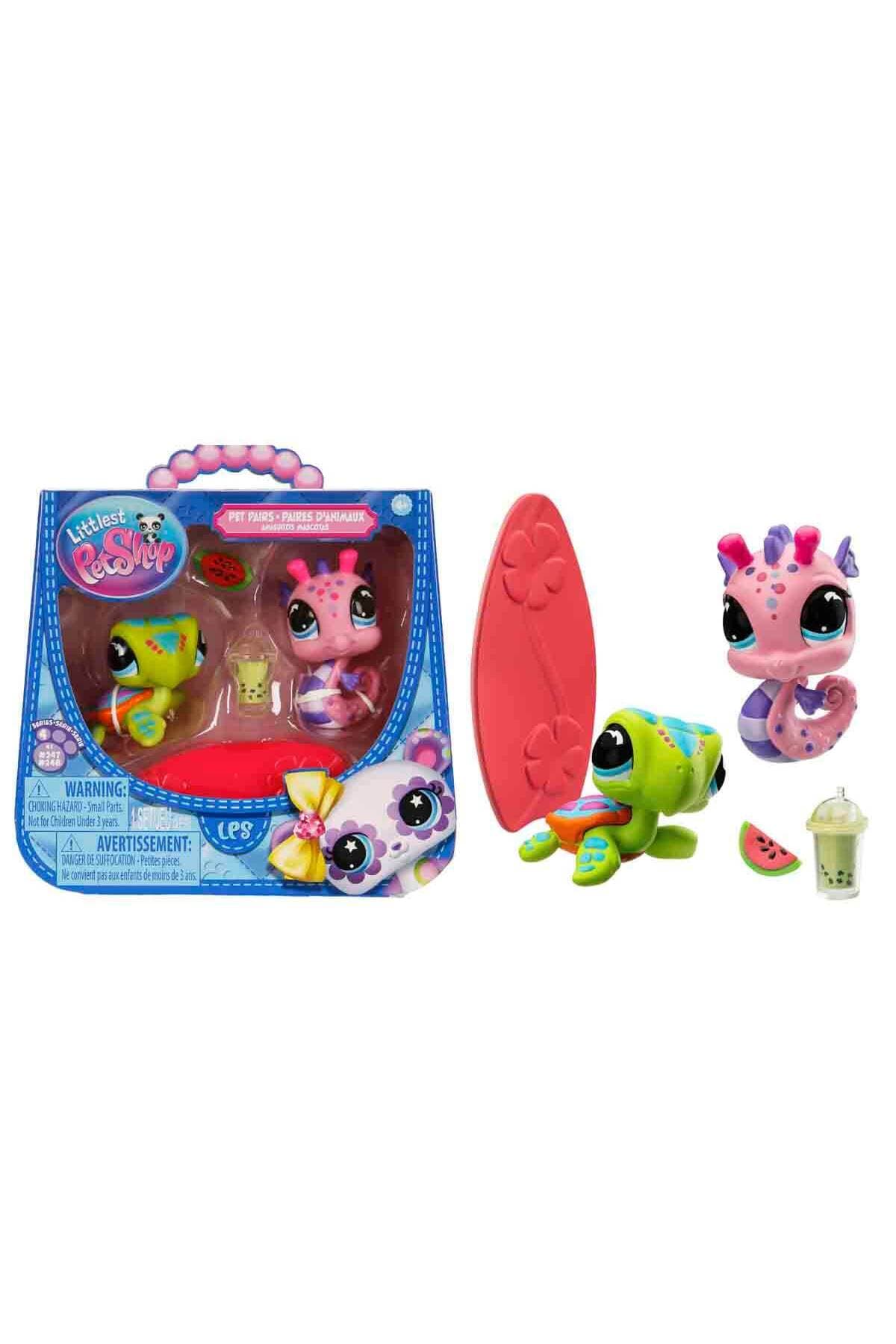 Littlest Pet Shop Minişler 2’li Figür Seti S4 - 247&248 Denizatı Ve Deniz Kaplumbağası