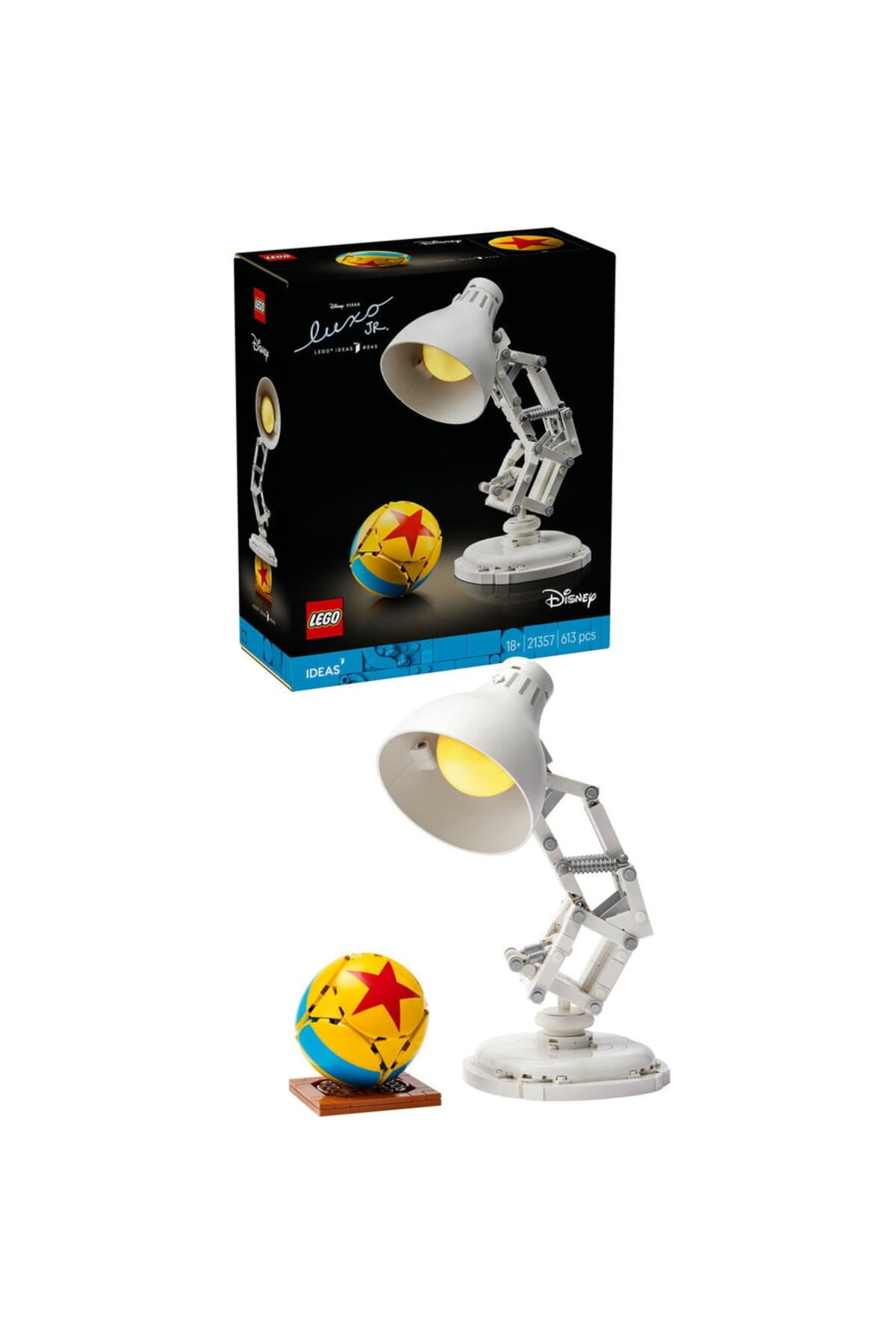 LEGO Ideas - Disney Pixar Luxo Jr. 21357, 613 pieces, Multicolor