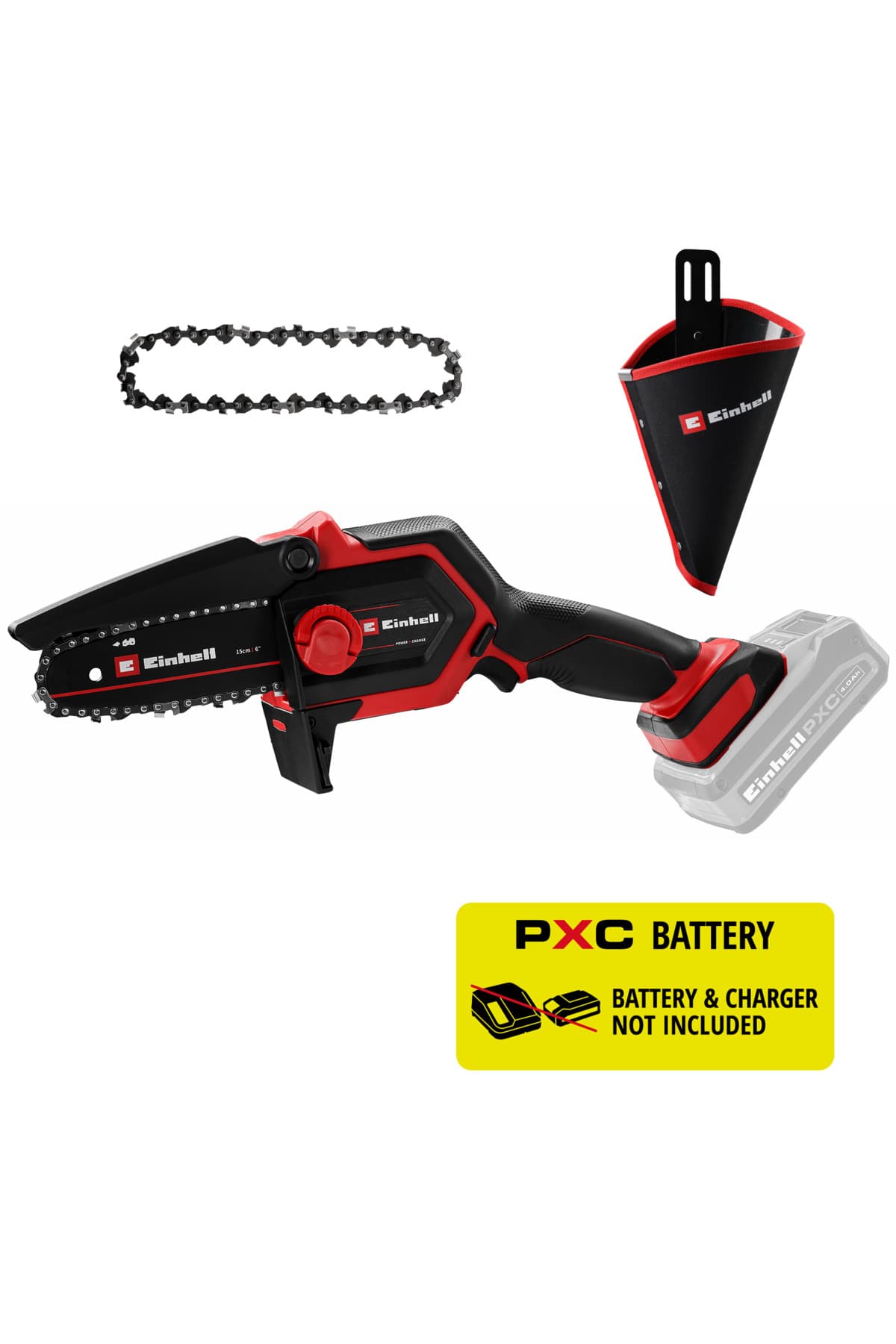 Einhell GE-PS 18/15 Li Holster Kit Akülü Zincirli Budama Testeresi - 4600047