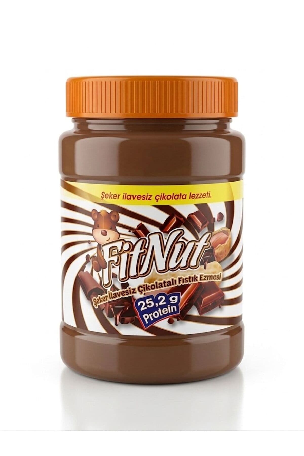 FitNut Fıstık Ezmesi Şekersiz Çikolatalı 800 gr