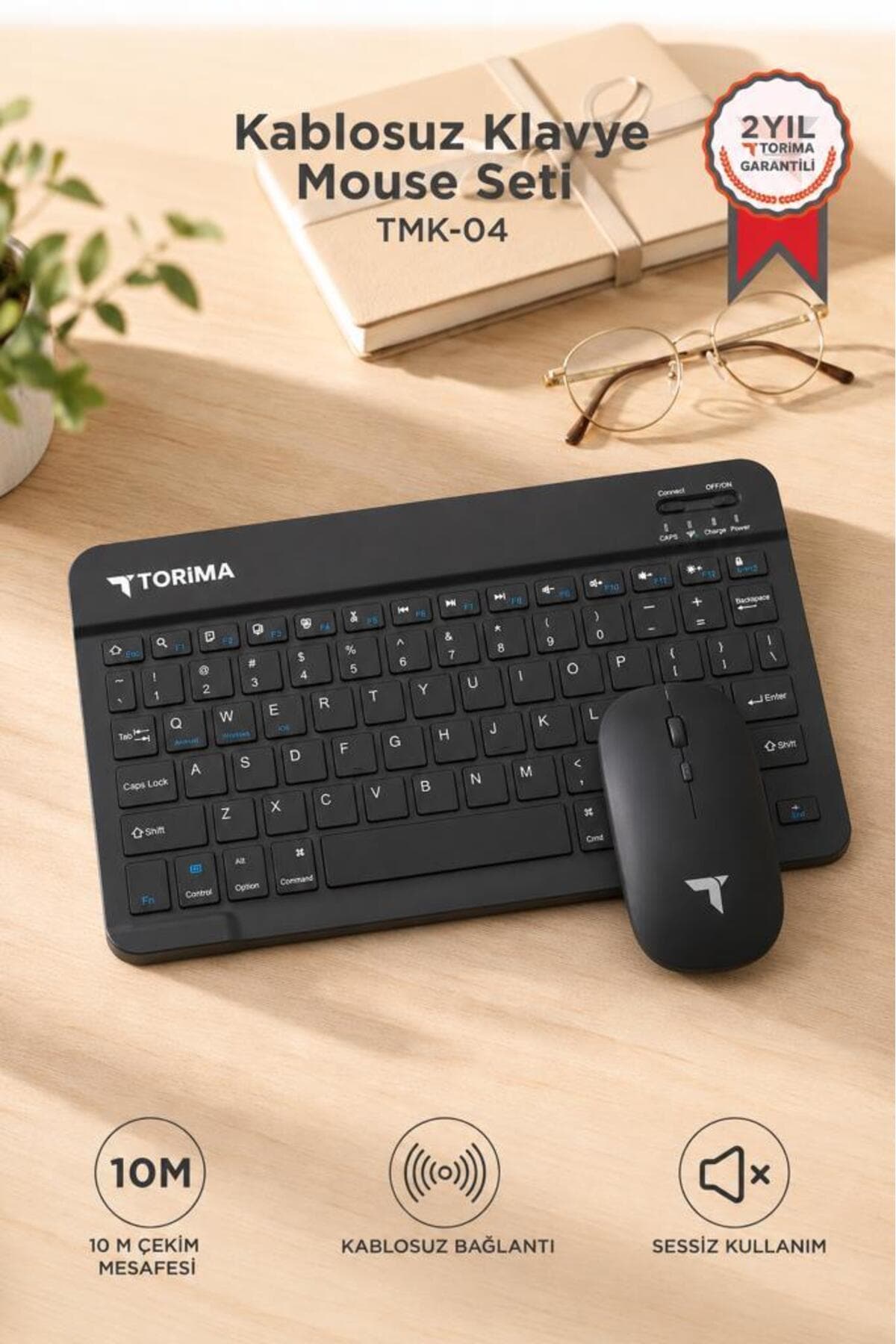 Torima Kablosuz Klavye Mouse Seti TMK04 Siyah