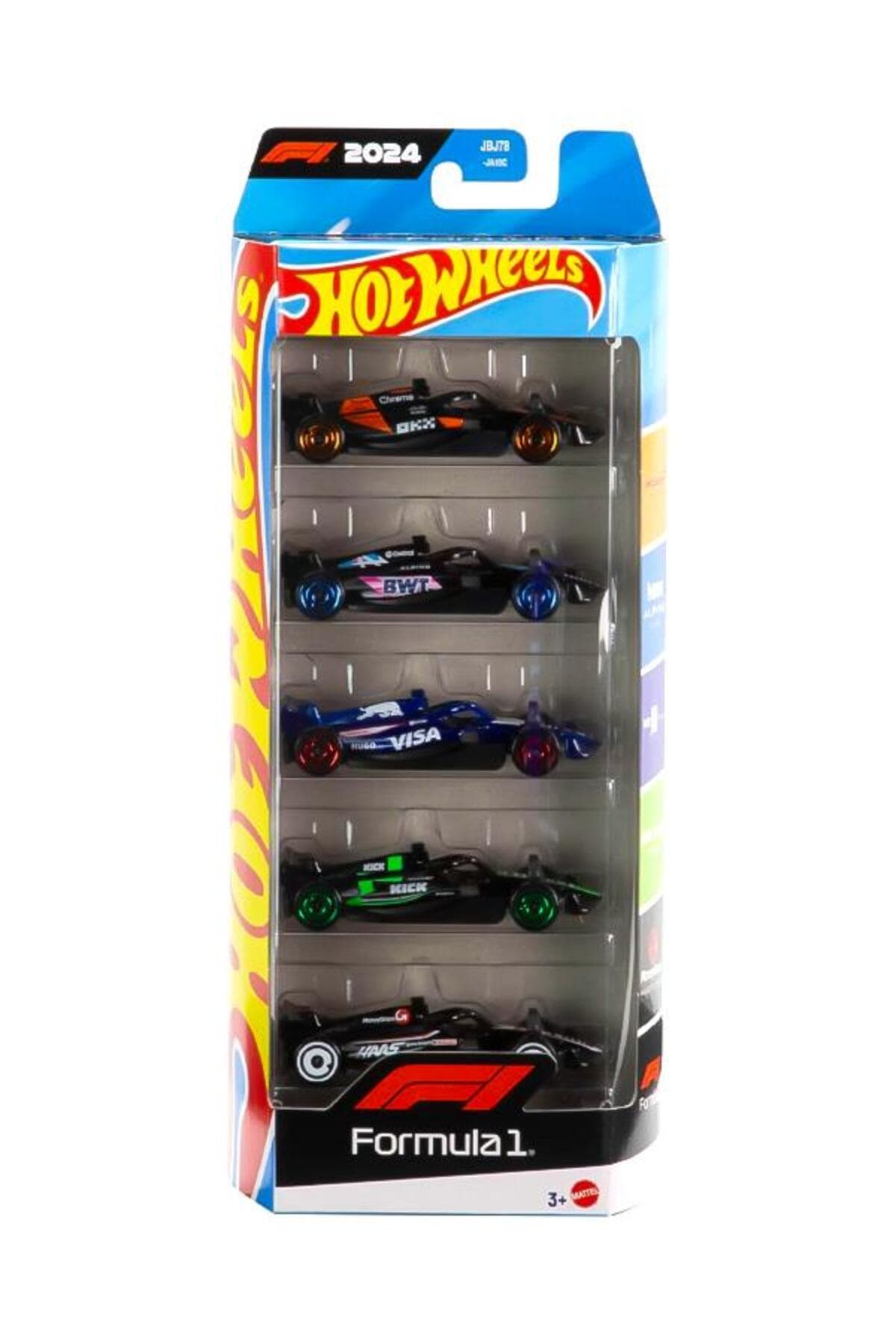 HOT WHEELS Mattel Formula 1 Araba Seti 5li JGF58