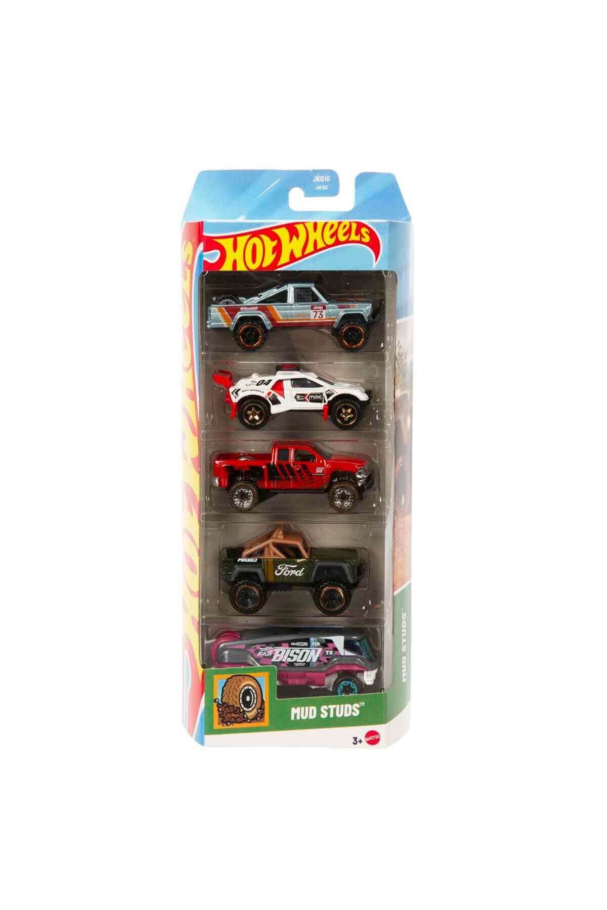HOT WHEELS 5'li Araba Seti - Jkg10 Mud Studs