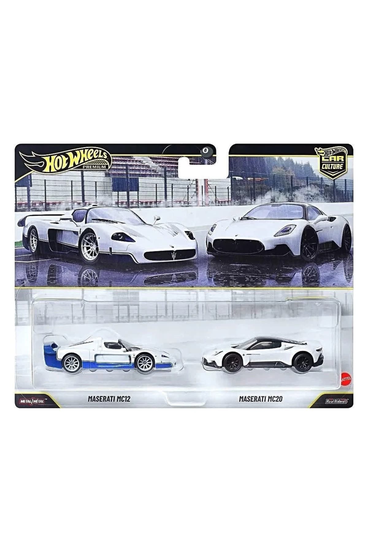 HOT WHEELS Premium Car Culture Maserati MC12 ve Maserati MC20 2'li Set 1:64