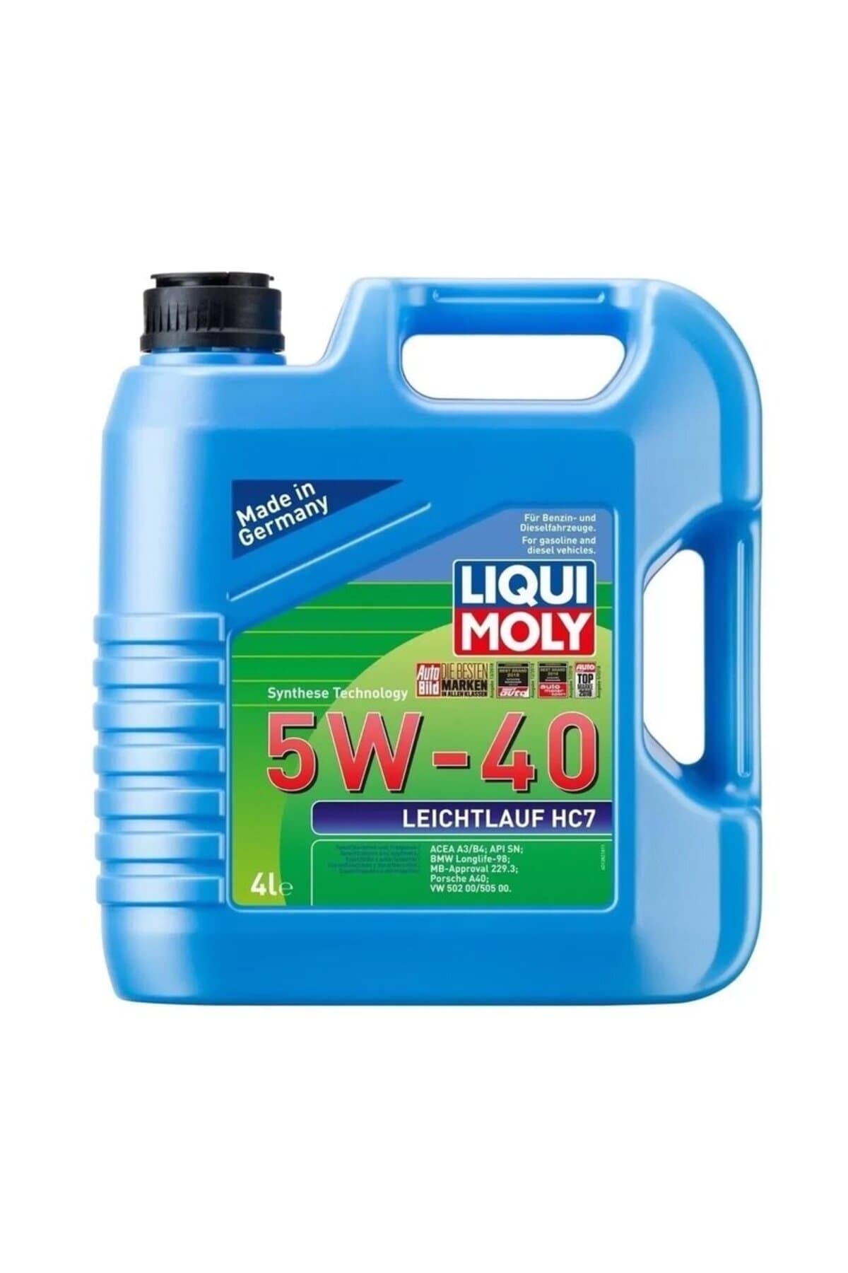 Liqui Moly Leichtlauf Hc7 5w/40 Tam Sentetik Motor Yağı 4 Lt (ÜRT.TRH 2025)