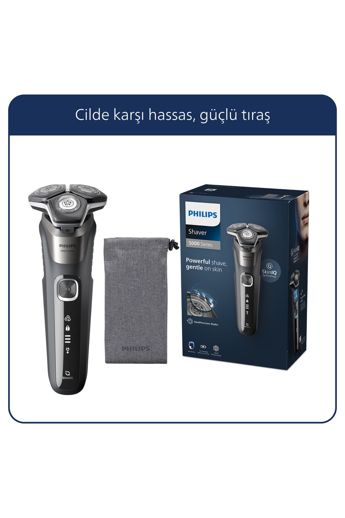 Philips 5000 Serisi Tıraş Makinesi S5887/10,sinekkaydı Tıraş,ıslak Ve Kuru Kullanım,hassas Düzeltici