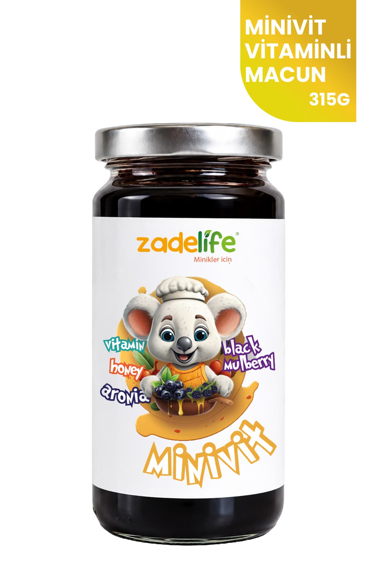 zadelife Minivit Çocuklar İçin Vitaminli Macun 315 Gr