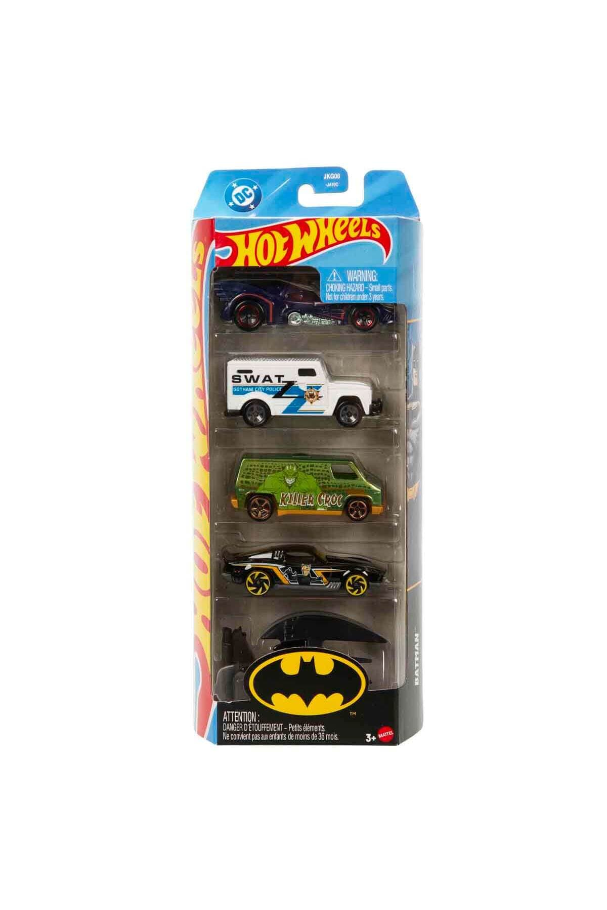 HOT WHEELS 5'li Araba Seti - Jkg08 Batman