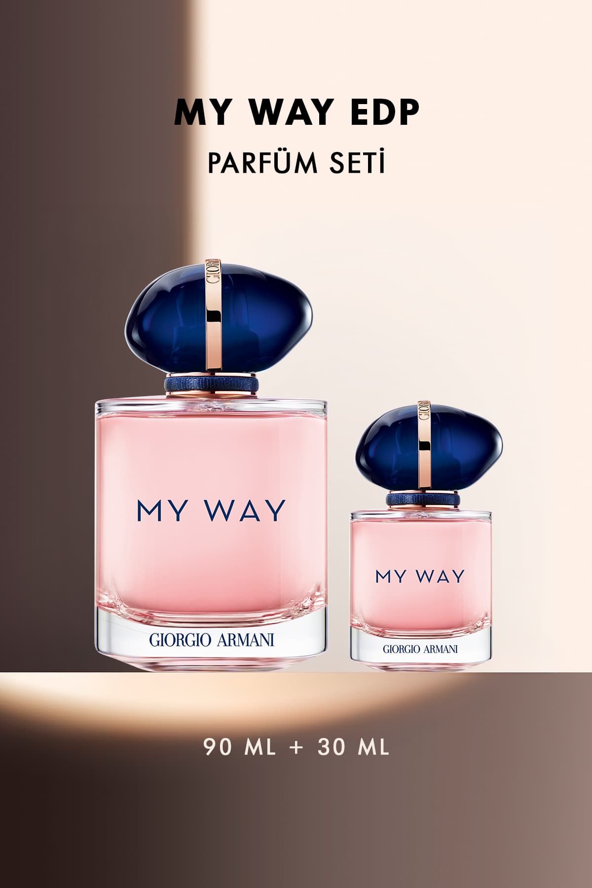 Giorgio Armani My Way Büyük Boy & Seyahat Boy Kadın Parfüm Seti 7829999999028