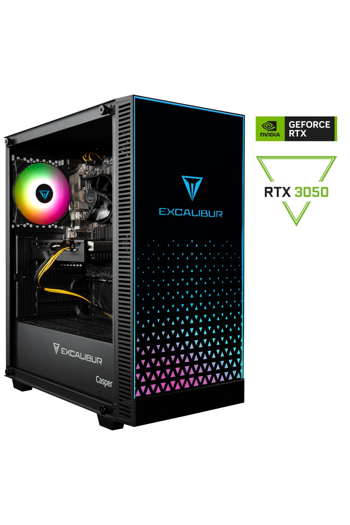 CASPER Excalibur E65L.147F-BF50X-0FC Intel Core i7-14700F 16GB 1TB RTX 3050 Freedos