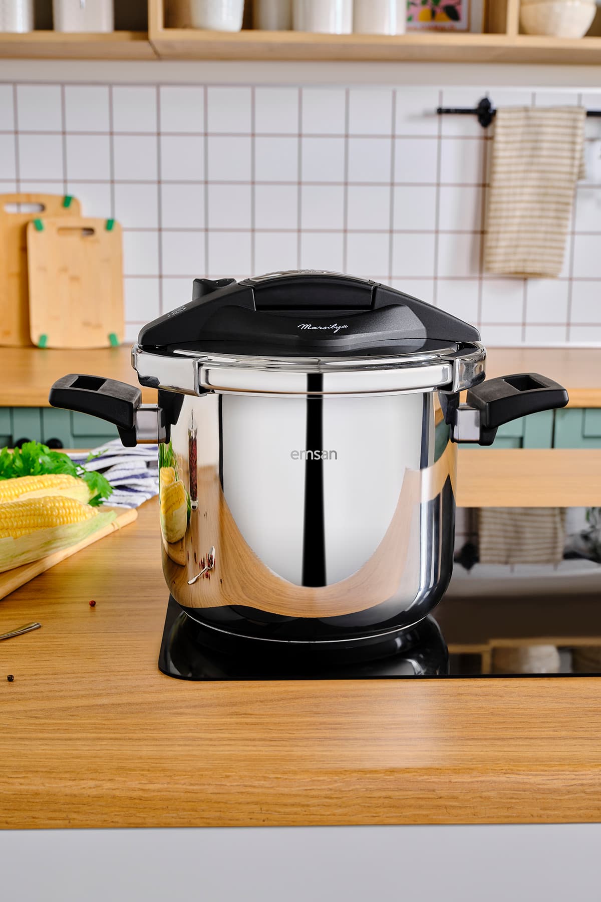 Emsan Marsilya İndüksiyon Tabanlı Düdüklü Tencere 5 Litre