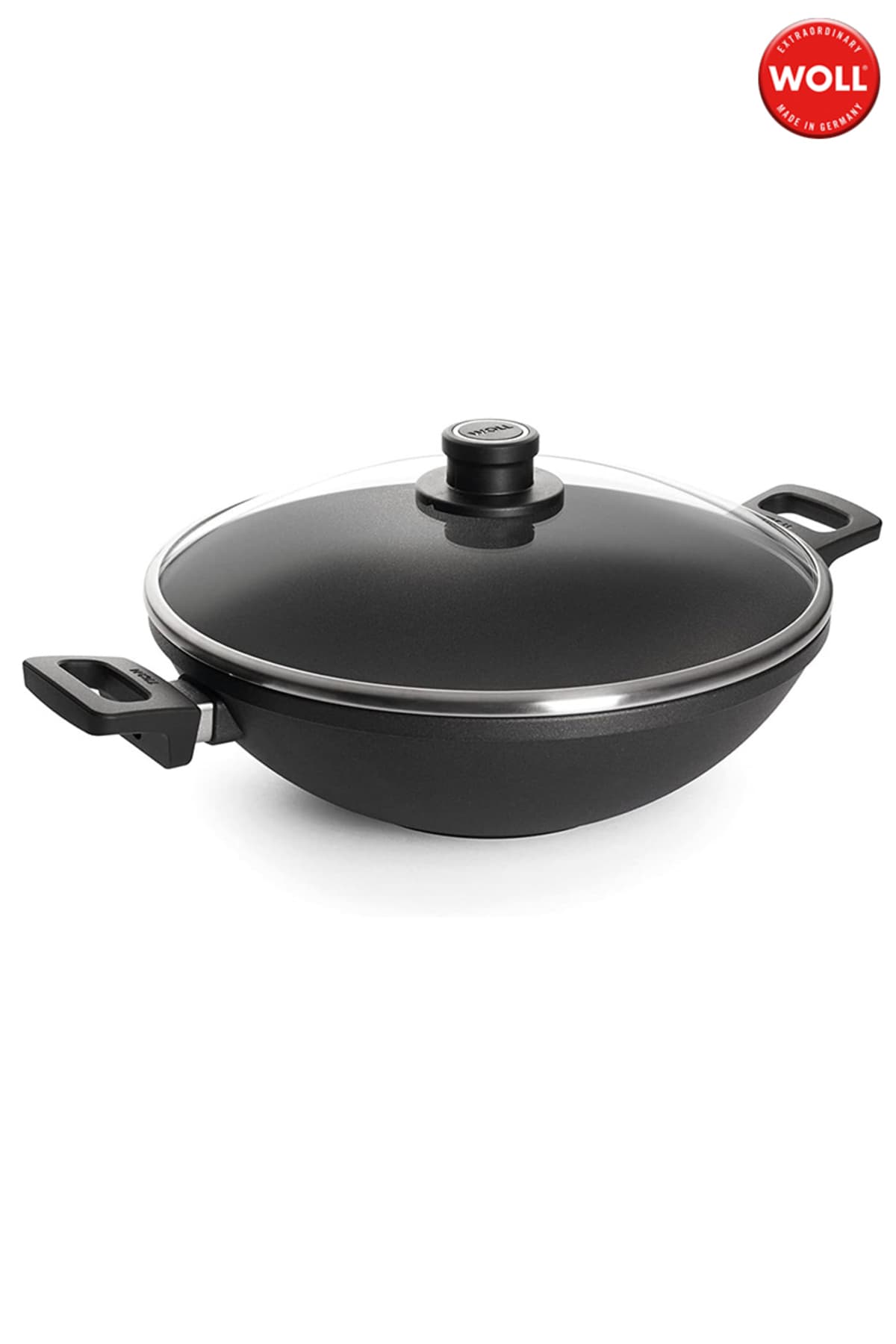 Prima Nova Nowo Titanium Kaplama Çıkarılabilir Saplı Wok Tava 32 CM - Derinlik 11 CM Indüksiyon