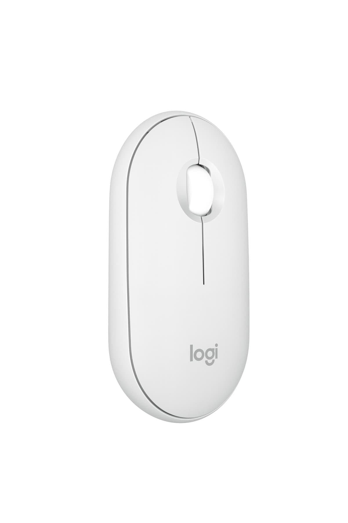 logitech M350s Pebble 2 Bluetooth Kablosuz Sessiz Kompakt Mouse, Beyaz 910-007013
