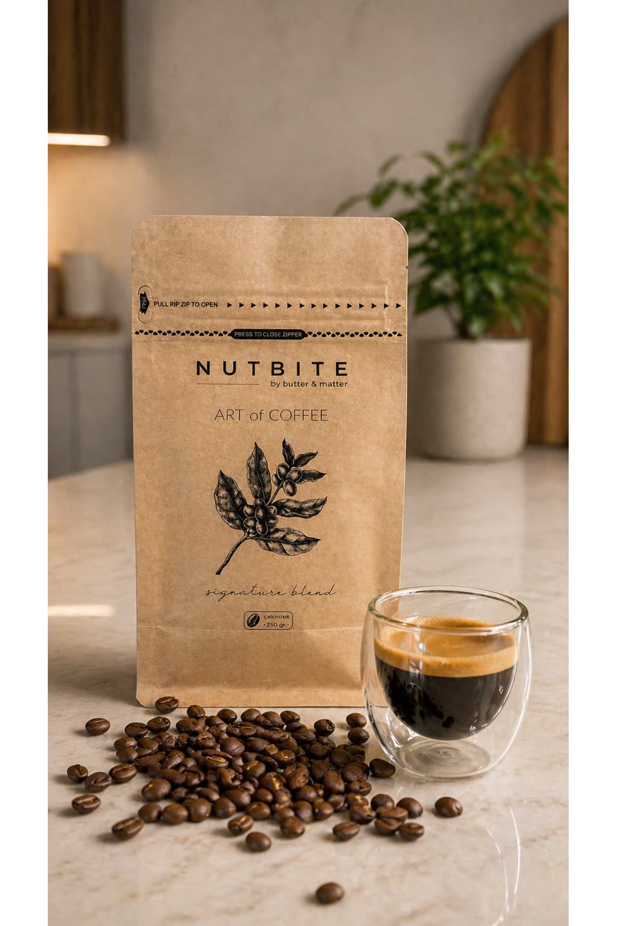NUTBITE Signature Blend 250gr - (Çekirdek) - Nitelikli Çekirdek Kahve