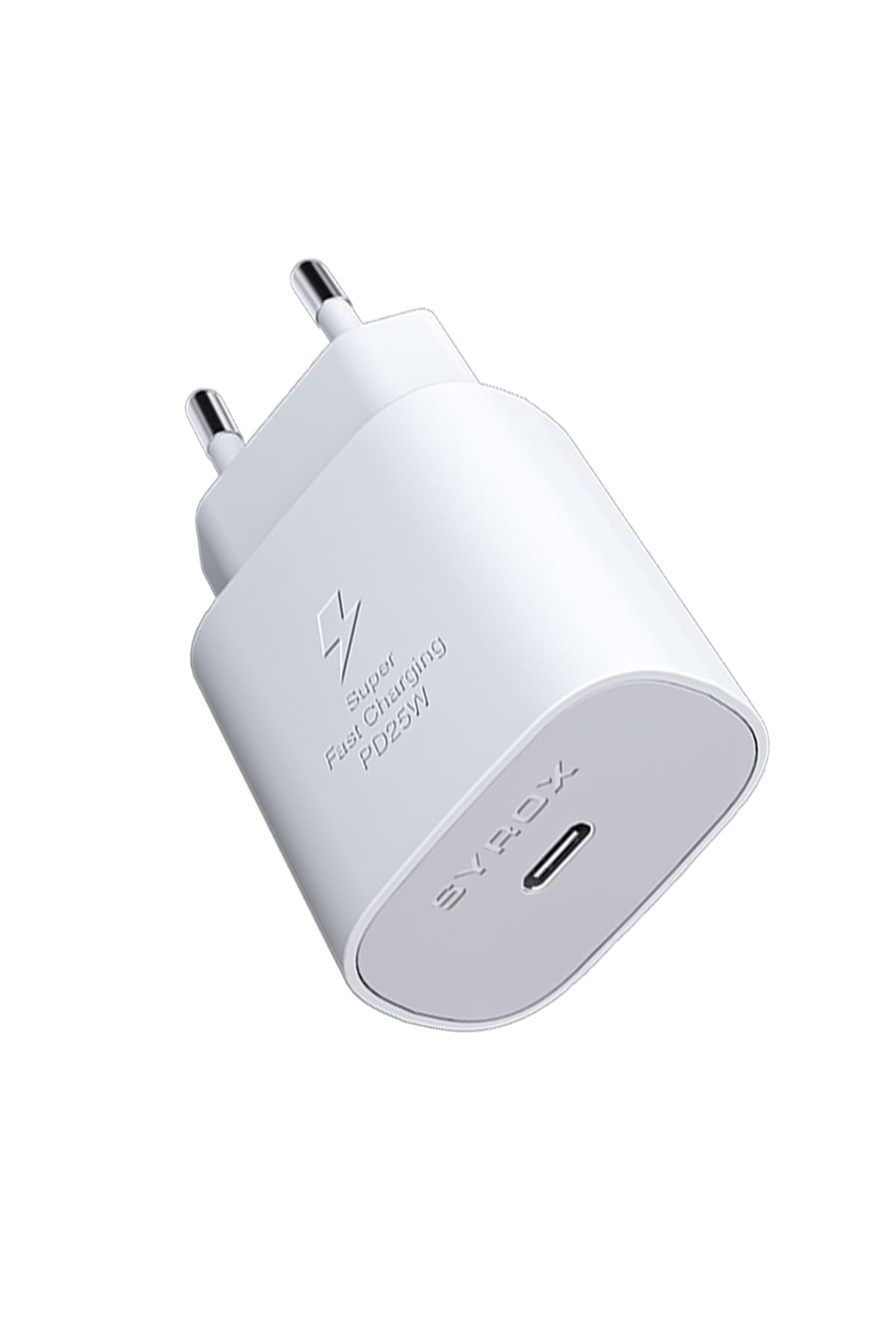 Syrox Pd25t Qc3.0 Pd 25w Hızlı Şarj Aleti Type-c To Type-c Kablo Set Beyaz
