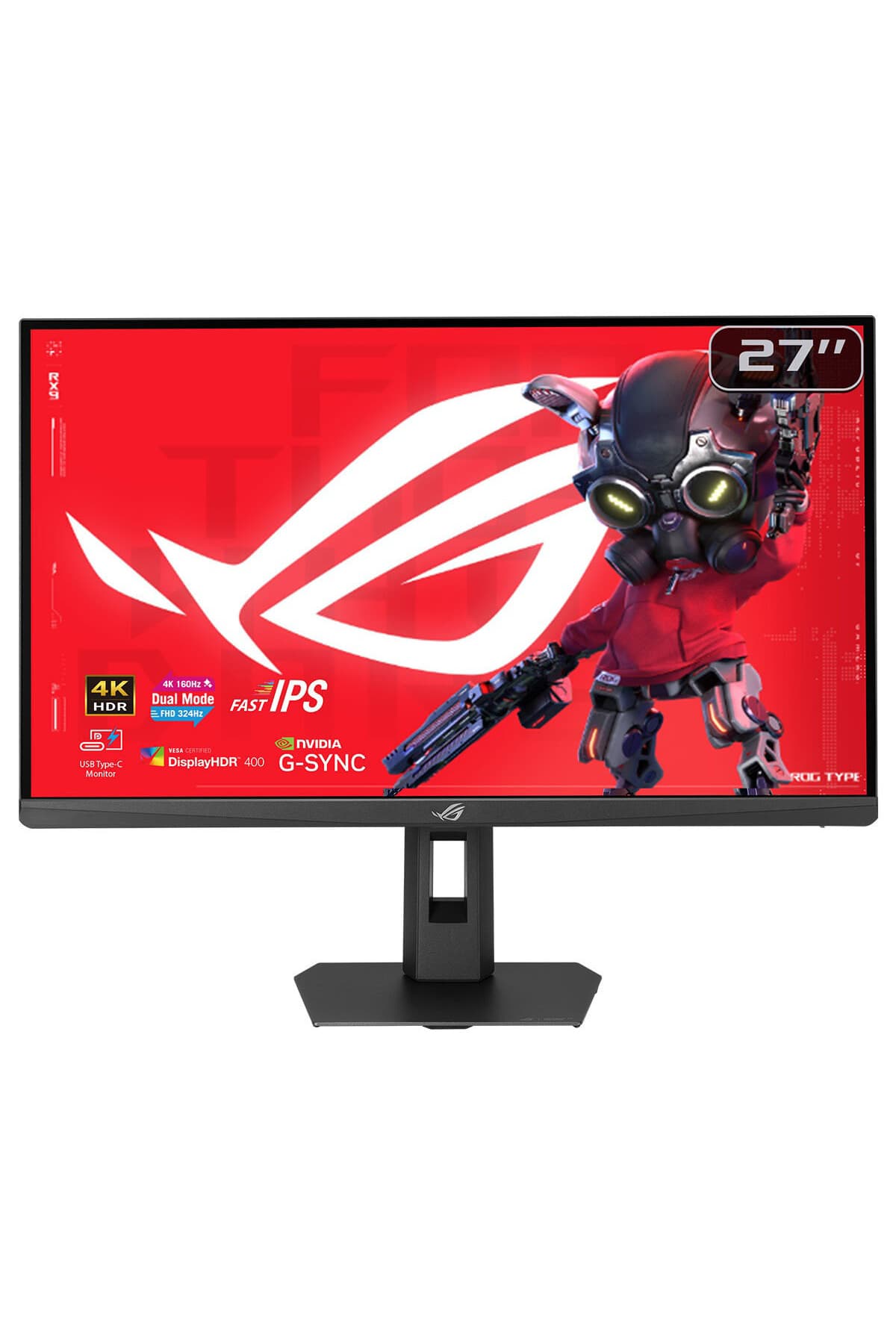 ASUS ROG Strix XG27UCSR 27 inç 160Hz 0.3ms 4K UHD 324Hz Full HD Dual Mode Adaptive Sync Fast IPS Pivot Gaming Monitör
