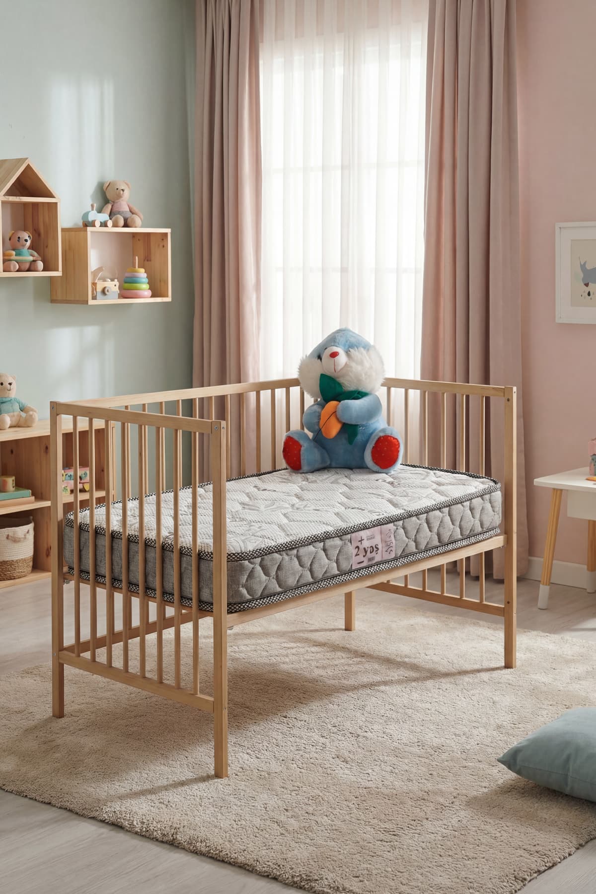 sysleep 10 Cm Ortopedik Sünger Bebek Ve Çocuk Yatak, Beşik Yatağı, Park Yatak