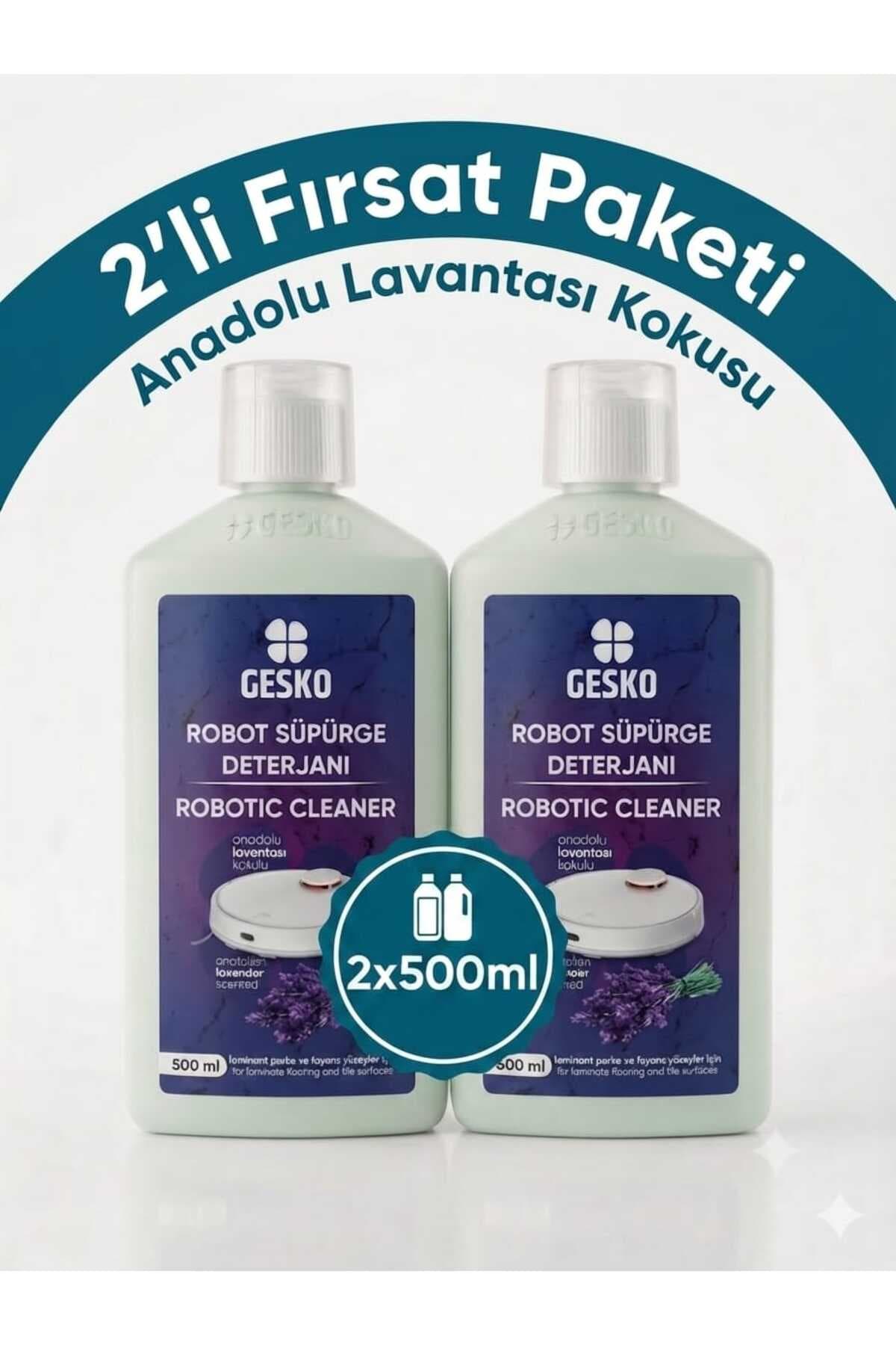 Gesko Robot Süpürge Anadolu Lavanta Kokulu 2x500 ml