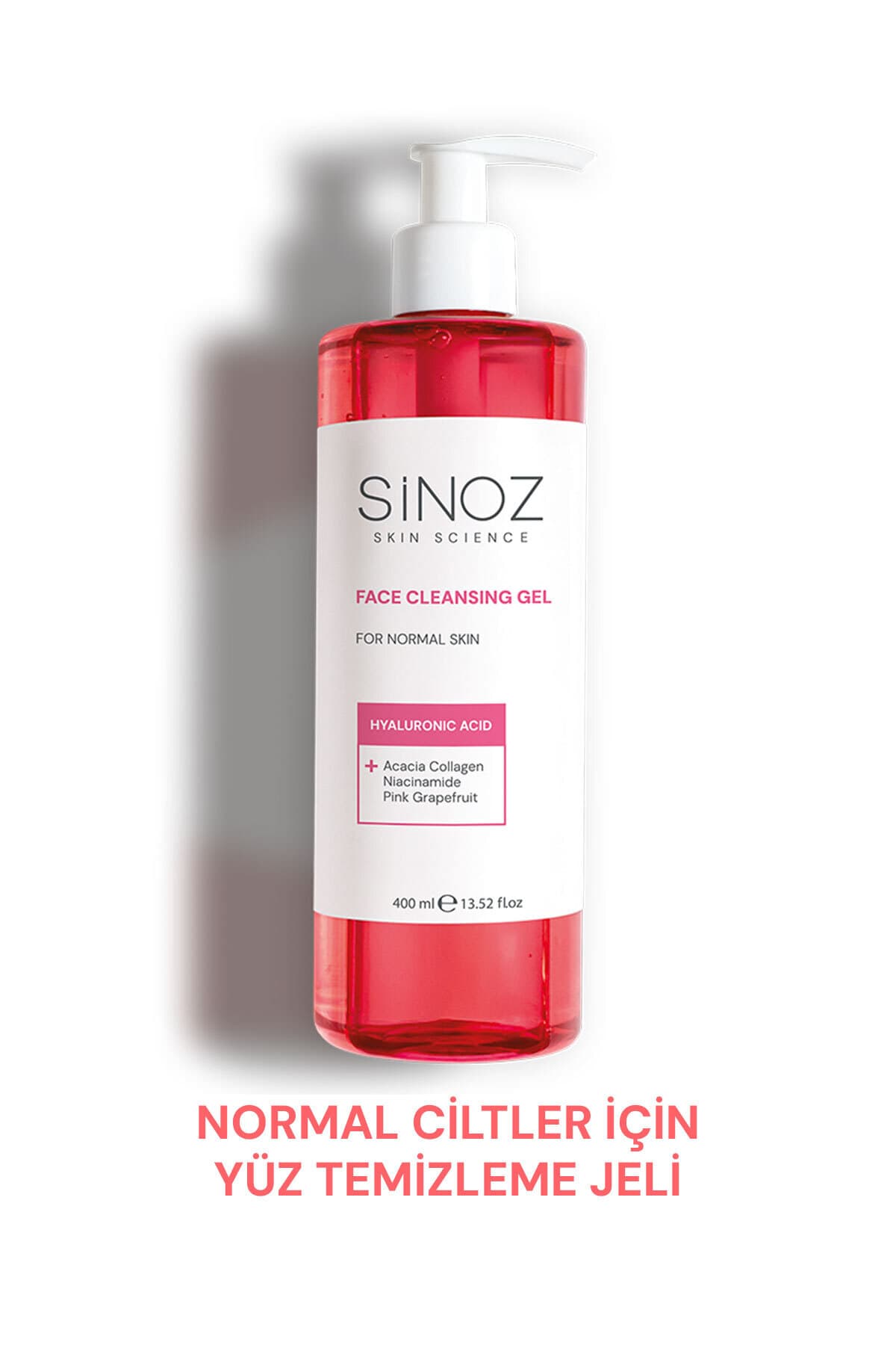 Sinoz Normal Ciltler için Yüz Temizleme Jeli 400ML