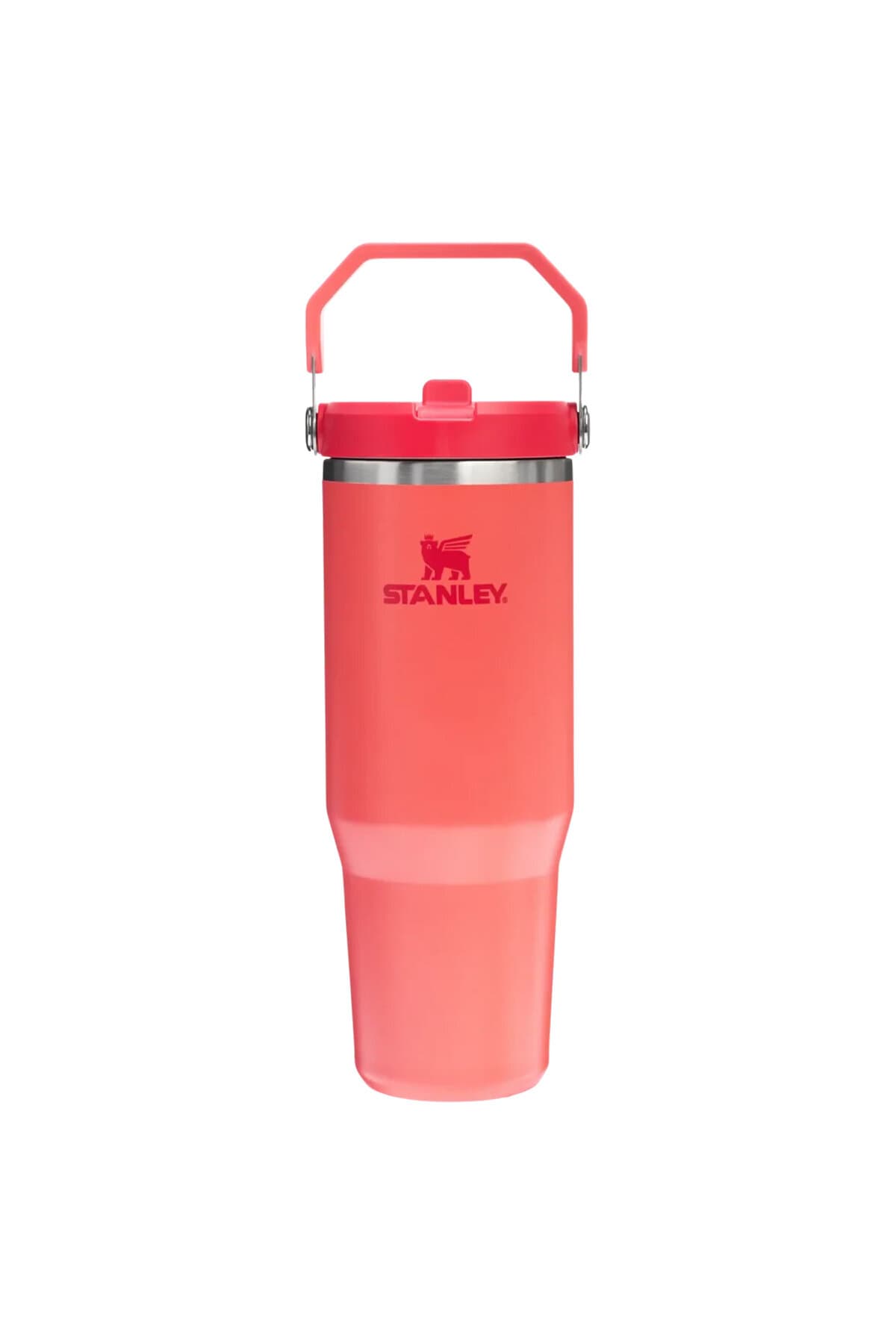 Stanley The IceFlow Flip Straw Pipetli Termos Hot Coral 0.89 Litre