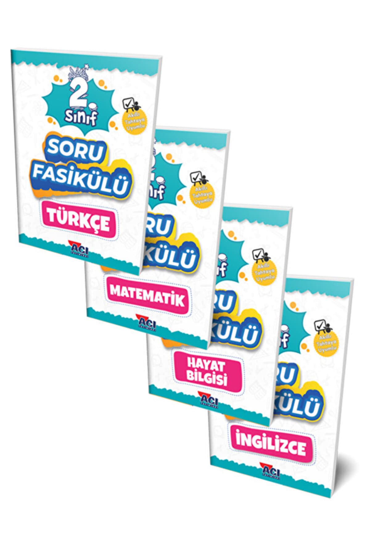 Açı Yayınları 2.sınıf Tüm Dersler Çek Kopart Yaprak Test Seti