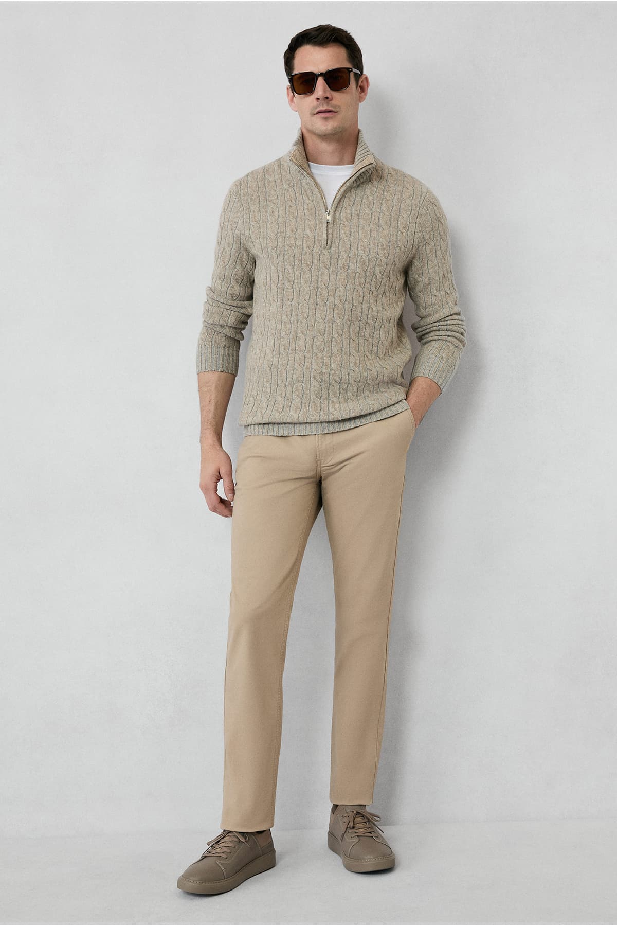 Kigili Regular Fit Standart Kesim Likralı Esnek Yandan Cep Kanvas / Chino Pantolon