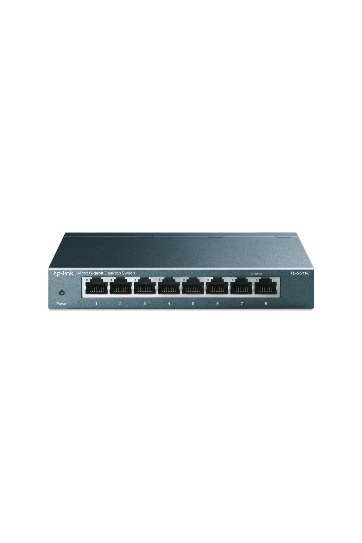 Tp-Link b-27 8 Port 10-100-1000 Mbps Switch Çelik Kasa % 72 Enerji Tasarruflu Gigabit Switch