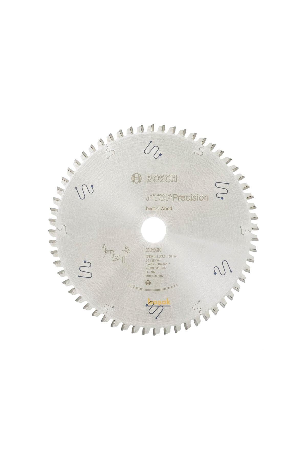 Bosch Best Sessiz 254*30 mm 60 Diş Ahşap Testeresi 2608642102