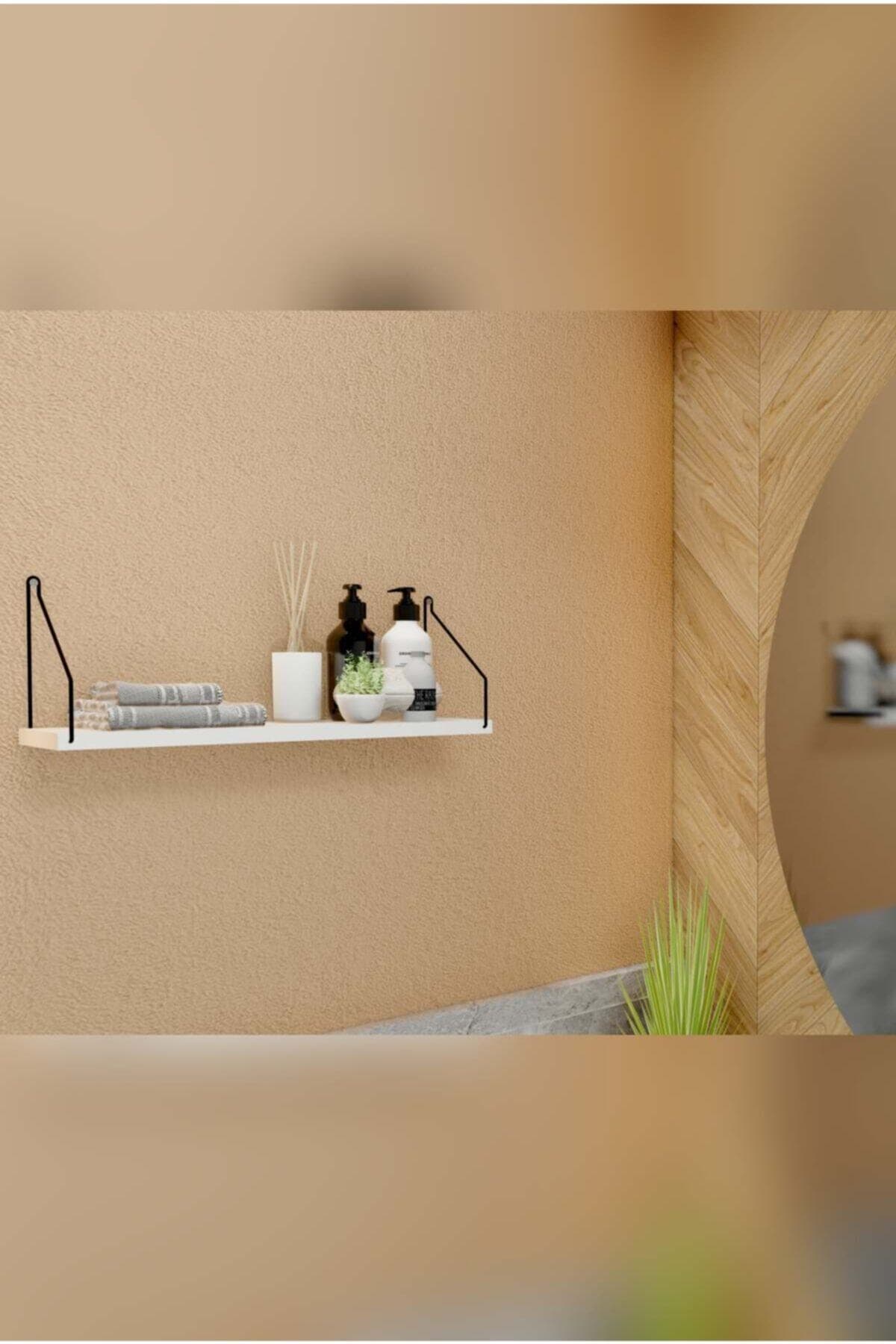 Catchme Duvar Rafı Kitaplık Mutfak Banyo Yaşam Alanı 15 X 55 cm