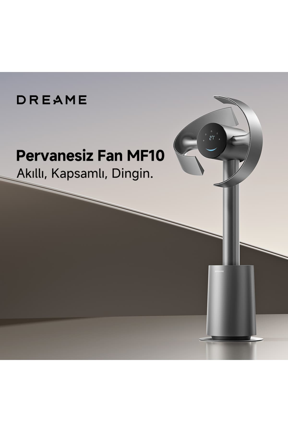 Dreame MF10 Pervanesiz Kule Vantilatör, 270° 3D Hava Akışı, Akıllı Sıcaklık Kontrolü, Sessiz Doğal R
