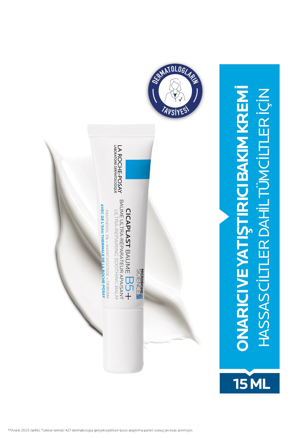 La Roche Posay Cicaplast Balm B5+ Tahriş Olmuş Ciltlere Yatıştırıcı ve Bariyer Onarıcı Yüz& Vücut Bakım Kremi 15 ml