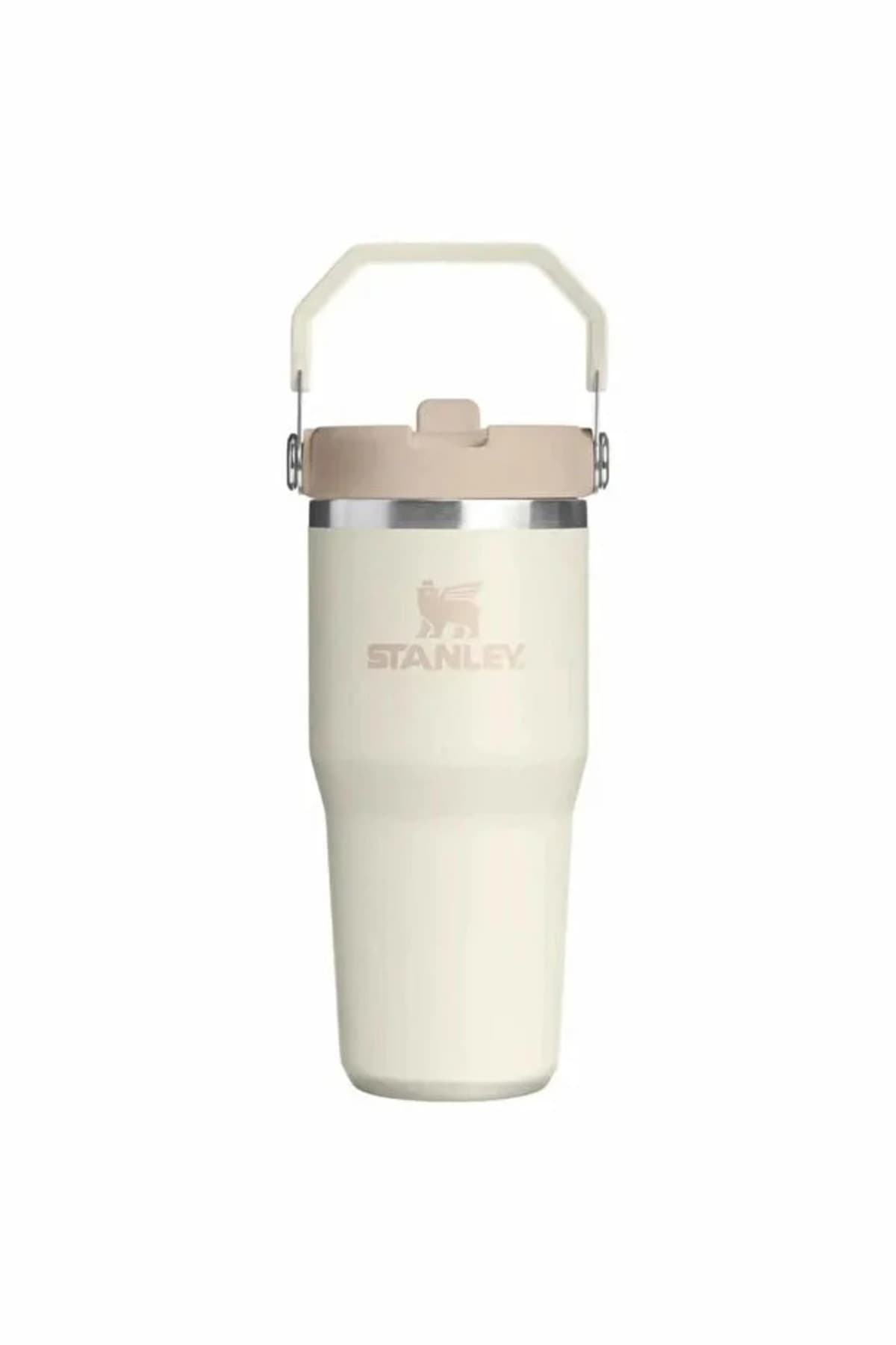 Stanley The IceFlow™ Flip Straw 2.0 Tumbler 0.41L / 14oz Cream Termos