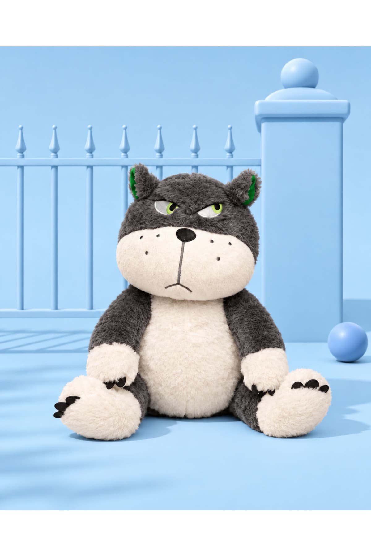 Pufu Toys Asabi Kedi Peluş Oyuncak Oyun Arkadaşı 45 Cm