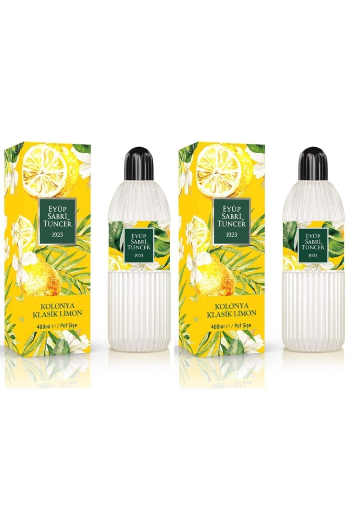 Eyüp Sabri Tuncer Klasik Limon Kolonyası 80 Derece Pet Şişe 400 ml X 2 Adet