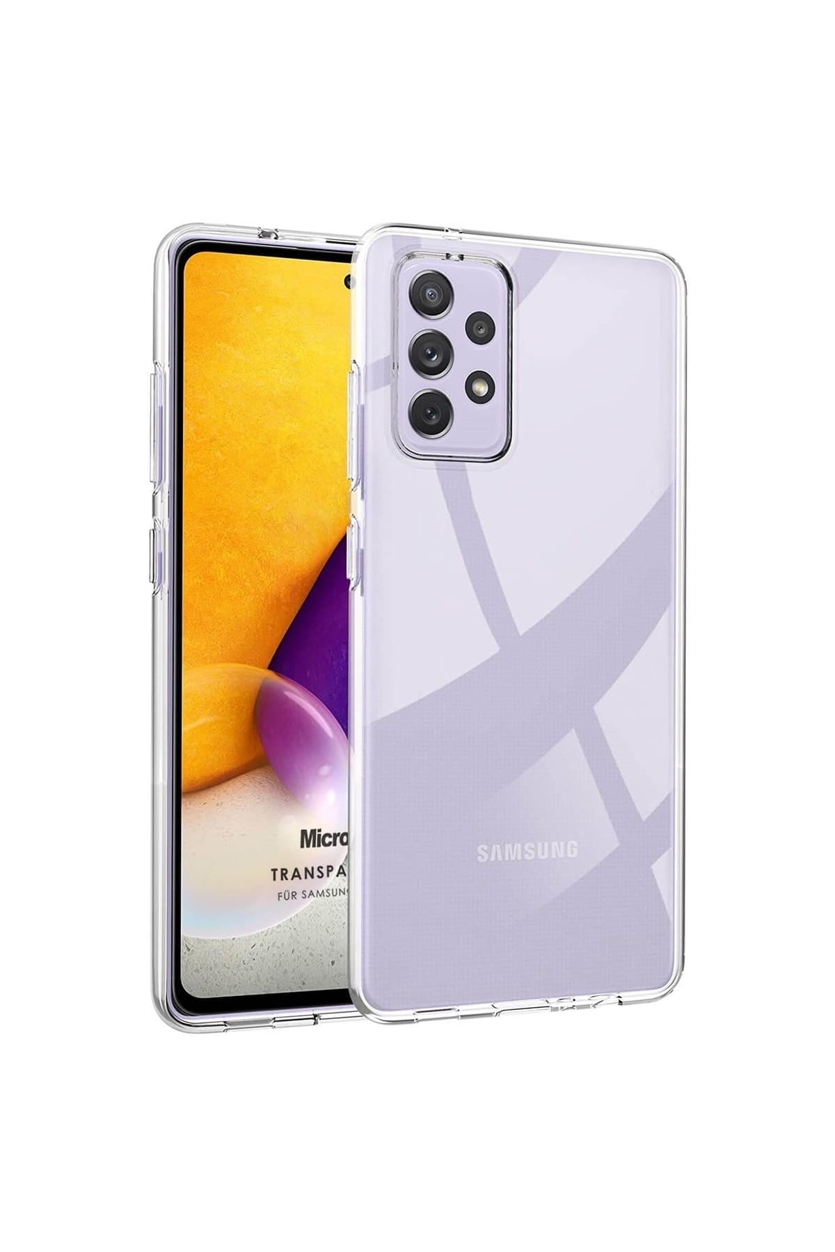 Microsonic Samsung Galaxy A73 5g Kılıf Transparent Soft Şeffaf