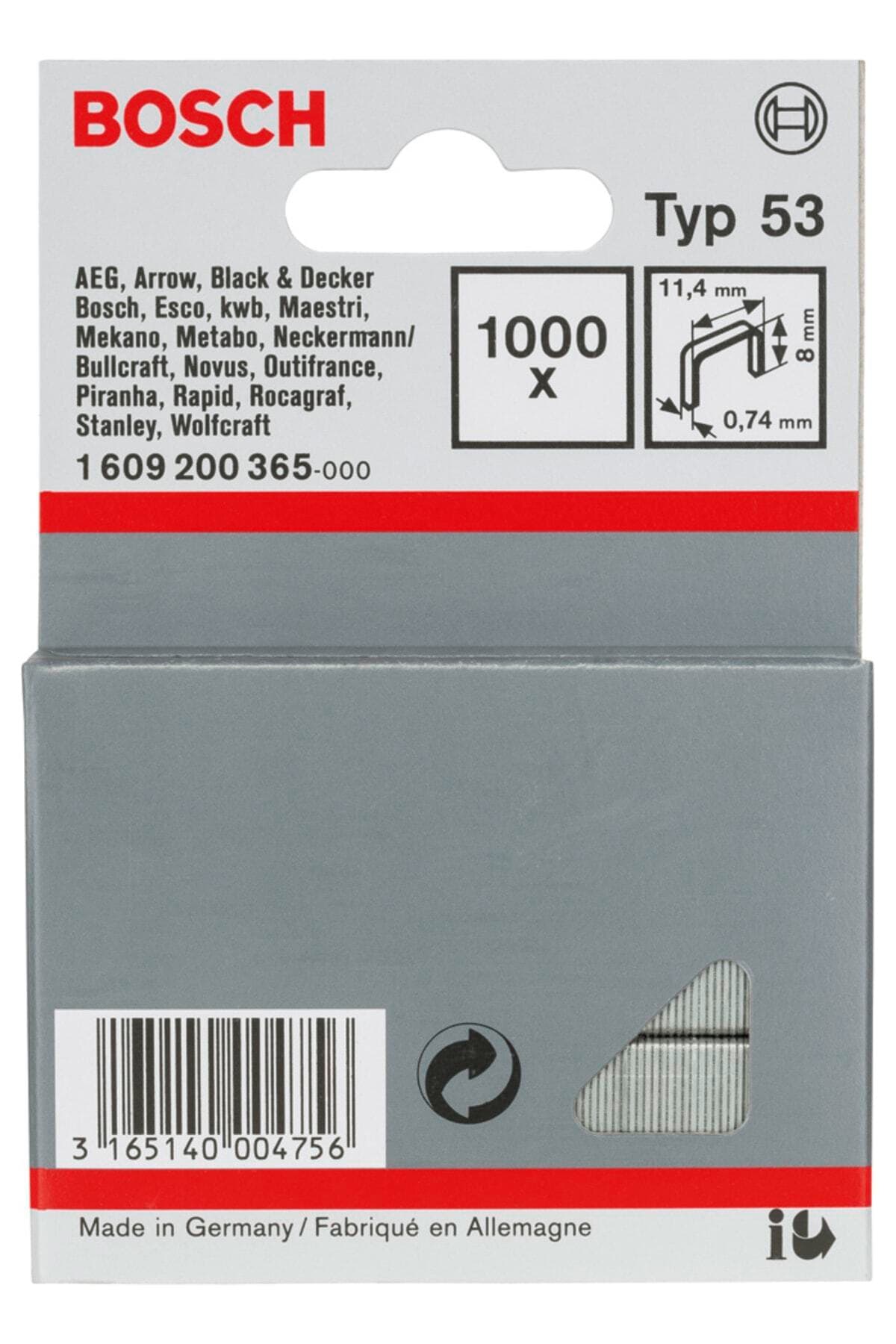 Bosch Zımba Teli Tip 53 11.4 X 0.74 X 8 Mm 1609200365