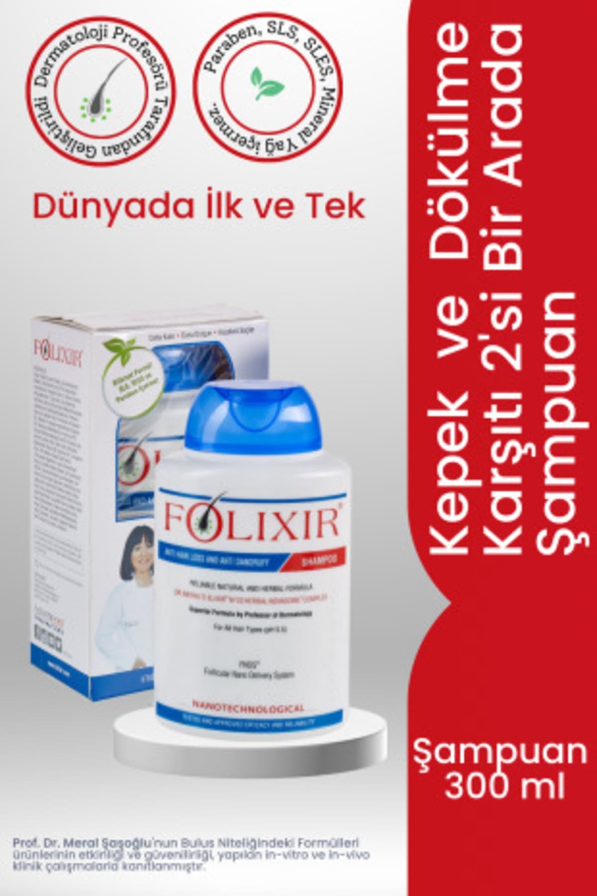 Folixir Saç Dökülmesi Ve Kepeğe Karşı Şampuan 300 Ml