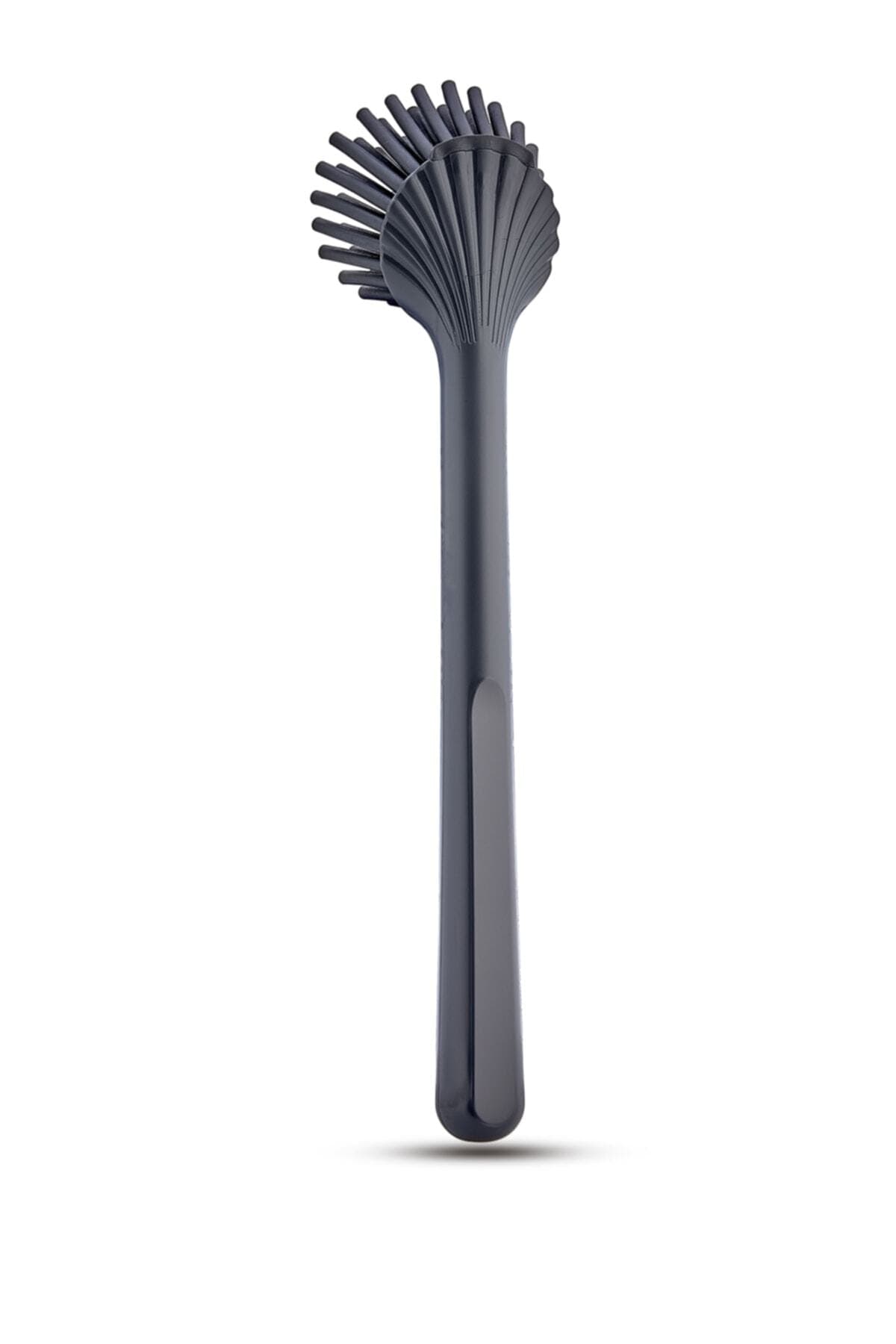 ATA HOME Silikon Bulaşık Yıkama Lavabo Temizleme Mutfak Tezgah Fırçası Gri
