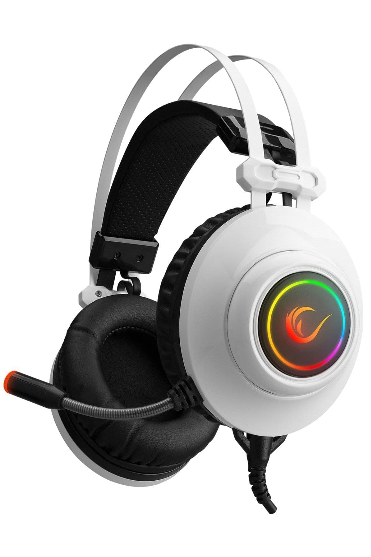 Rampage Rm-k1 Pulsar Beyaz Usb 7.1 Surround Titreşim Rgb Işık Efektli Gaming Oyuncu Mikrofonlu Kulaklık
