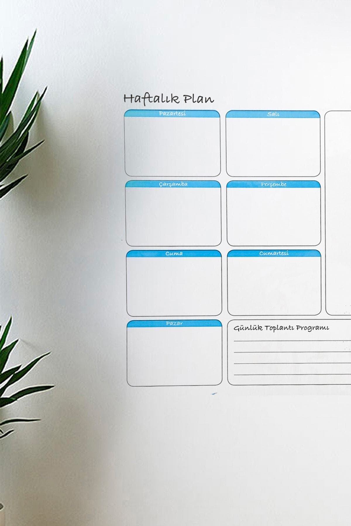 Buffer Sticker Haftalık Planlayıcı Takvim