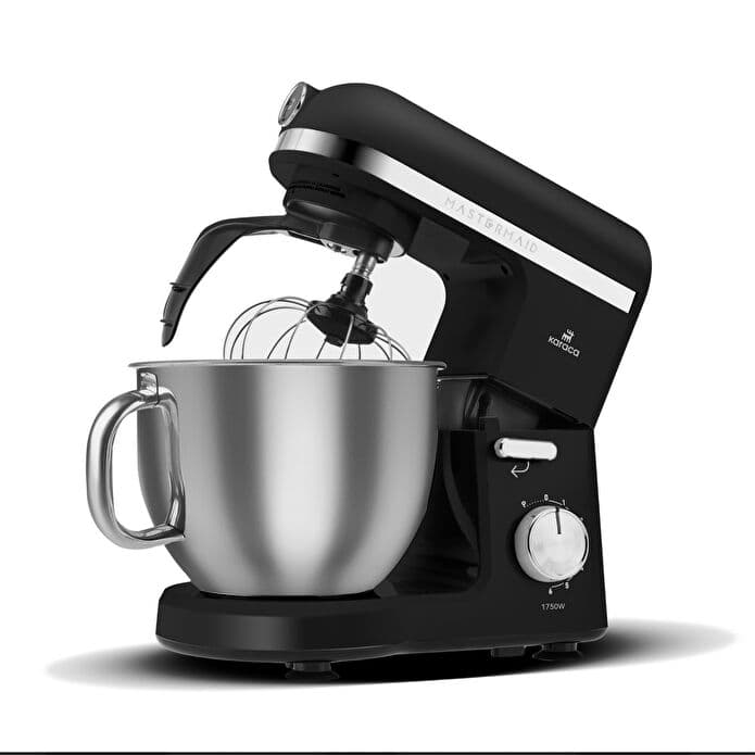 Karaca Mastermaid Chef Pro Çift Kollu Hamur Yoğurma Makinesi Matte Black Silver 1750 W 5L