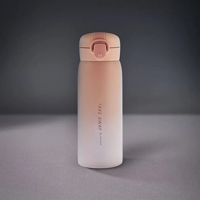 Karaca Skyfall Çelik Sızdırmaz Termos Pembe 350 ml