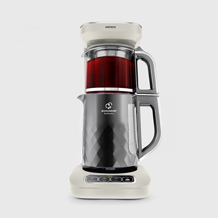 Karaca Çaysever Robotea Pro Quartz 4 in 1 Cam Çay Makinesi Swiss