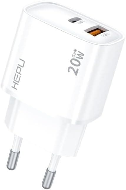 HP-C29 Pd 20 Watt GaN Şarj Adaptörü 3A 2-Port Fast Charger Hızlı Şarj Aleti QC 3.0 C+A (Type-C)