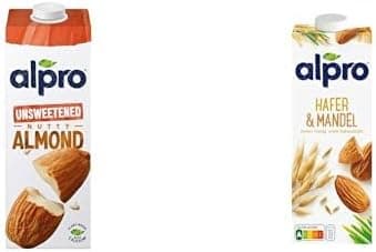 Alpro Seti | Şekersiz Badem 1 L x1 + Yulaf Badem 1L x1