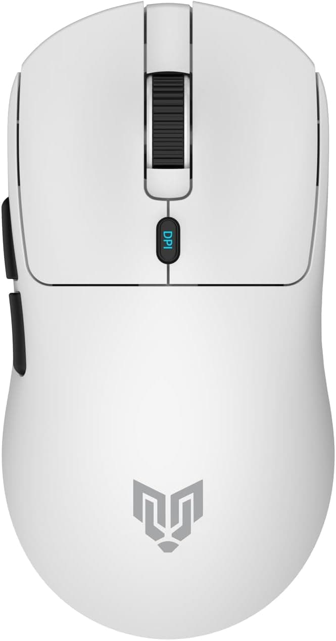 Blueforce Shark 3 Modlu Kablolu Wireless Bluetooth Gaming Gamer Oyuncu Mouse 12.000Dpi Beyaz Ultra Hafif 54Gr