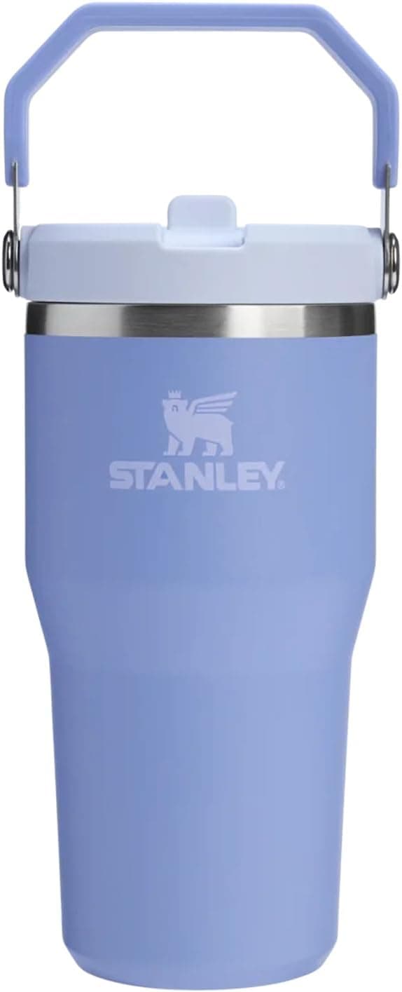 Stanley The Ice Flow Flp Straw Termos, 0.60 L, Eflatun