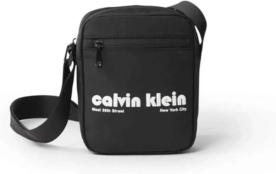 Calvin Klein CKJ GRAPHIC CK REPORTER Erkek Çanta, Siyah, Tek Beden